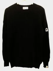 A BATHING APE エイプ　ヴィンテージ　クルーネック ニットセーター A BATHING APE エイプ ヴィンテージ クルーネック ニットセーター