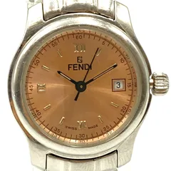 FENDI フェンディ 210L デイトシルバー文字盤QZ MSS5808000 FENDI - FENDI フェンディ 210L デイトシルバー文字盤QZ