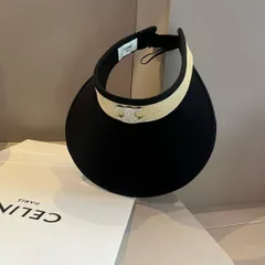 Celine（セリーヌ） ノンクローズド サンハット、メガネ付きハット シンプルでユニバーサルなデザイン 