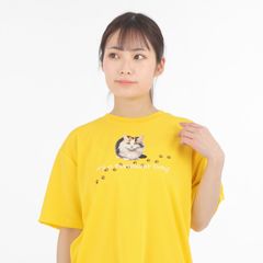 【 デイジー 】 アニマル Tシャツ (三毛猫) Type1 スマイル ペット かわいい ドライ ポリエステル 半袖 Cat ねこ ネコ