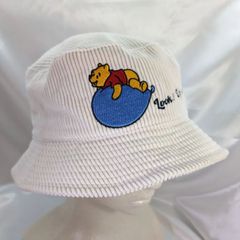 【Disney】東京ディズニーリゾート　コーデュロイ　プーさんバケットハットのサムネイル