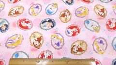 プリンセス,生地幅110cm×長さ100cm、ピンク