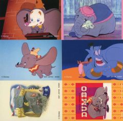 [중고] 스티커 스티커 덤보 & 알라딘 메모리얼 스티커 세트(6장 세트) [이치반 쿠지 Disney Dreaming Celebration] G상