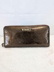 Samantha Thavasa petit choice 長財布 ブラウン ハート サンマンサタバサプチチョイス