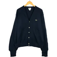 古着 80~90年代 ラコステ LACOSTE IZOD アクリルニットカーディガン USA製 メンズL相当 ヴィンテージ/eaa588843