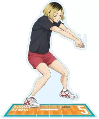 【中古】アクリルスタンド・アクリルパネル 孤爪研磨 ～レシーブ～ ストラップスタンド 「ハイキュー!!」