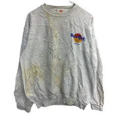 Hard Rock CAFE プリント スウェット Mサイズ ハードロックカフェ グレー USA製 古着卸 アメリカ仕入 t2411-3373