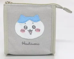 【中古】バッグ ハチワレ ふわふわワッペン ミニポーチ 「ちいかわ なんか小さくてかわいいやつ」