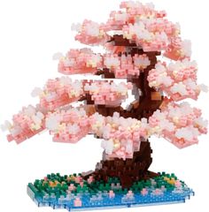 プラスチックピーズおもちゃ  桜 桜の木　プラモデル