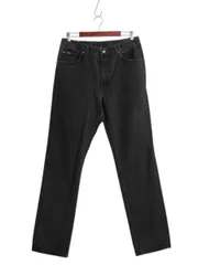 【お得なクーポン配布中!】 90s リー ブラック デニム パンツ メンズ 実寸 32 34 オールド ジーンズ ジーパン ストレート ジッパーフライ ボトムス Gパン 5ポケット 黒