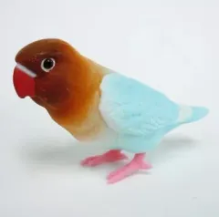 【中古】トレーディングフィギュア ボタンインコ(青) 「手のりインココレクション ～新しい仲間たち～」