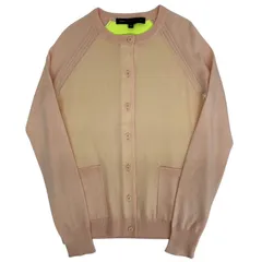 【城東77-0709-6】 MARC BY MARC JACOBS マークバイマークジェイコブス ニットカーディガン ピンク XSサイズのサムネイル