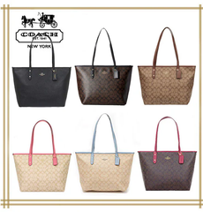 Coach CITY ZIP TOTE IN SIGNATURE CANVAS F58292