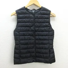 U■ユニクロ/UNIQLO ウルトラライトダウンコンパクトベスト【S】黒/LADIES/y11【中古】■