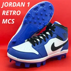 LION ジョーダン 1 ミッドTD野球スパイク未使用size 27.5㎝ エア ジョーダン 1 NIKE Jordan Mid TD Black/White/Black