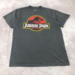 JURASSIC WORLD ジュラシックワールド Tシャツ 半袖 古着 USED Vintage ヴィンテージ アメカジ プリント JURASSIC PARK ジュラシックパーク 恐竜 キャラクター シルエット ロゴ