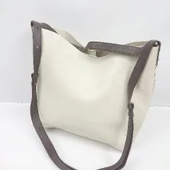 ◇ Θ LOWELL things ロウェル シングス 2WAY ハンド ショルダー バッグ ベージュ系 レディース E  【1504240025209】