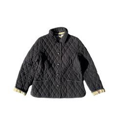 L.L BEAN BLK quilting jacket