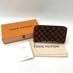 【LOUIS VUITTON】ルイヴィトン ジッピーウォレット ダミエ ブラウン ピンク 長財布 箱付き☆