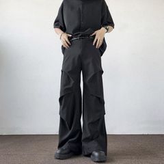 未使用級✨CIVARIZE サス付き ワイド ベルテッドボンテージ パンツ 46