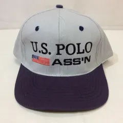 未使用☆US POLO ASS'N キャップ グレー系 ユーエスポロアッスン