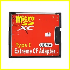 microSDカードをCFカードTypeIに変換 アダプター UDMA対応 micro SDカード CFカード 変換 (シングルスロット)