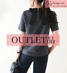 【アウトレットNeige公式】Neige、リボン、トップス、Tシャツ、半袖、OTP50427GR1
