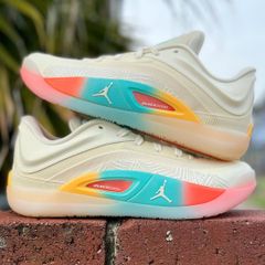 JORDAN ZION 4 PF 'ISLAND BEACH' ジョーダン ザイオン 4 【MEN'S】 tan/pink-teal FD0591-102