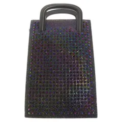 CHRISTIAN LOUBOUTIN (クリスチャンルブタン) トリックトラック スタッズ レザーハンドバッグ ブラック 1165179のサムネイル