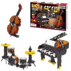 【新品】O ヨシリツ LaQ ミュージック ジャズトリオ(375pcs+SP20pcs) L009326 ギフト おもちゃ 知育玩具 幼稚園・保育園のブロック遊び 5歳 中級 室内遊び ギフト プレゼント 誕生日 お祝い 贈り物 ブラックフライ