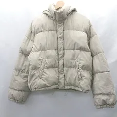 ◇ ⊇ INGNI イング 裾ゴム入り 長袖 ダウンジャケット サイズM グリーン レディース E  【1412090068423】