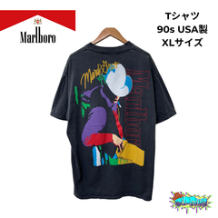 Marlboro ブラック Tシャツ グラフィック Marlboro ブラック Tシャツ グラフィック グラフィックで魅せる、T