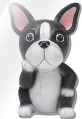 CIOP(シオップ) どうぶつ メガネスタンド 眼鏡 置き かわいい 可愛い おしゃれ フィギュア 卓上 メタルフレーム/サングラス/丸眼鏡/スクエア((いぬ 02) 考え中ポーズ ブルドッグ)