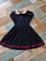 新品未使用/GUCCI ノースリーブワンピース 8A ネイビー クローゼット