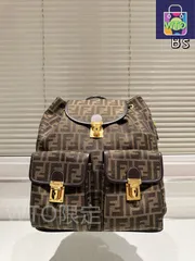 【今日特価】Fendi フェンディ クラシックプリント バックパック 復古感溢れる百搭デザイン-WTO輸入2