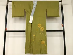 平和屋着物●長襦袢　無双仕立て　絞り　刺繍　草花文　半衿刺繍　正絹　逸品　AAAY6544zg