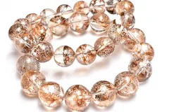 ライモナイトインクォーツ　15mm　ブレスレット 1個売り パワーストーン 天然石 _BG5970-15