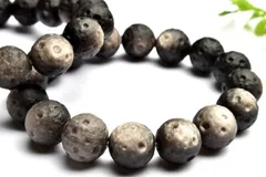 シルバーオブシディアン 13mm 惑星 ブレスレット 1個売り パワーストーン 天然石 _BG4607-13