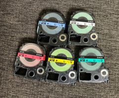 テプラ　PRO　テープ５色セット