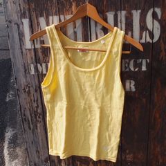 Hollywood Ranch Market 】 ハリウッドランチマーケット ハリラン 聖林公司 ストレッチフライス タンクトップ 無地 Tシャツ  1 (S)