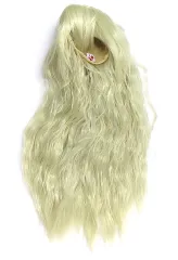 【中古】ドールアクセサリー 9-9.5インチ 耐熱ヘアウィッグ 三つ編みカチューシャ(プラチナブロンド) 「ひめかずら」