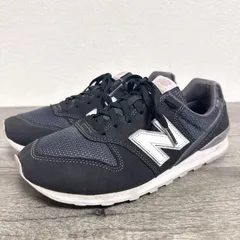 New Balance ウィメンズ WL996BP2 スエード×メッシュ スニーカー 25cm  ブラック