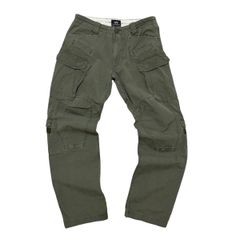 中古 アルファインダストリーズ ALPHA INDUSTRIES カーゴパンツ ワークパンツ クリーニング済み メンズL