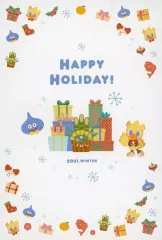 【中古】ポストカード スライムとチョコボのポストカード 「ファイナルファンタジー/ドラゴンクエスト」 スクウェア・エニックス e-STORE 対象商品購入先着プレゼント