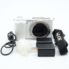 ショット数332回。★良品★ SONY ソニー VLOGCAM ZV-E10 ボディ ホワイト