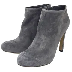 Salvatore Ferragamo フェラガモ スエード ショートブーツ ブーティ 5 1/2 C グレー 未使用 aq11966