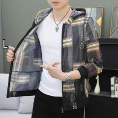 [L]春 コーデ メンズ 用 服 シンプル ファッション オシャレ 大人 かっこいい 紳士服 カジュアル フード付き 通気性 ジャケット 夏  カジュアル 通勤スタイル 重ね着コーデ ゆったりシルエット 軽アウター