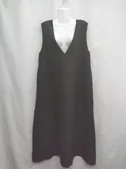◇ ⊂ GLOBAL WORK グローバルワーク キャミソール 袖なし ロング丈 ワンピース サイズF ブラック系 レディース E  【1505130011944】