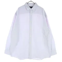 Banana Republic バナナリパブリック 長袖 リネンシャツ L パープル メンズ 古着