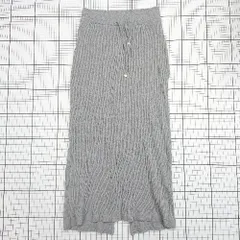 ◇ ⊇ チャオパニックティピー シンプル系 ロング丈 タイト スカート サイズM グレー系 レディース E  【1508200022475】